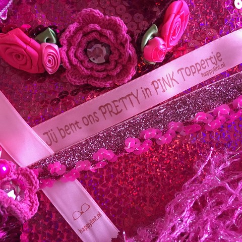 Pretty in Pink-roze lintje 